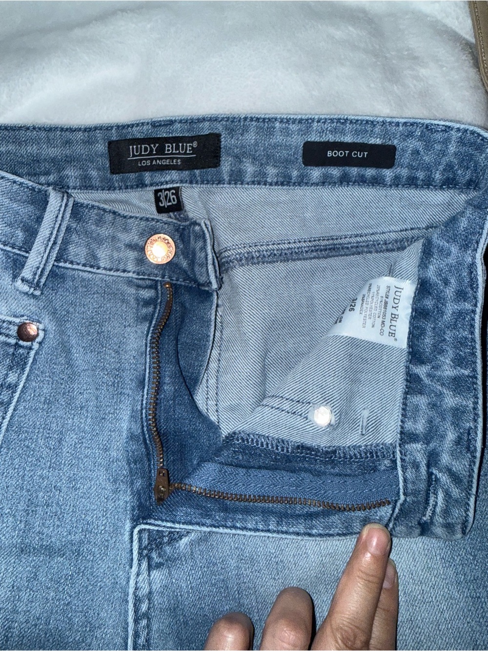 Judy Blue Light Blue Boot Cut Jeans